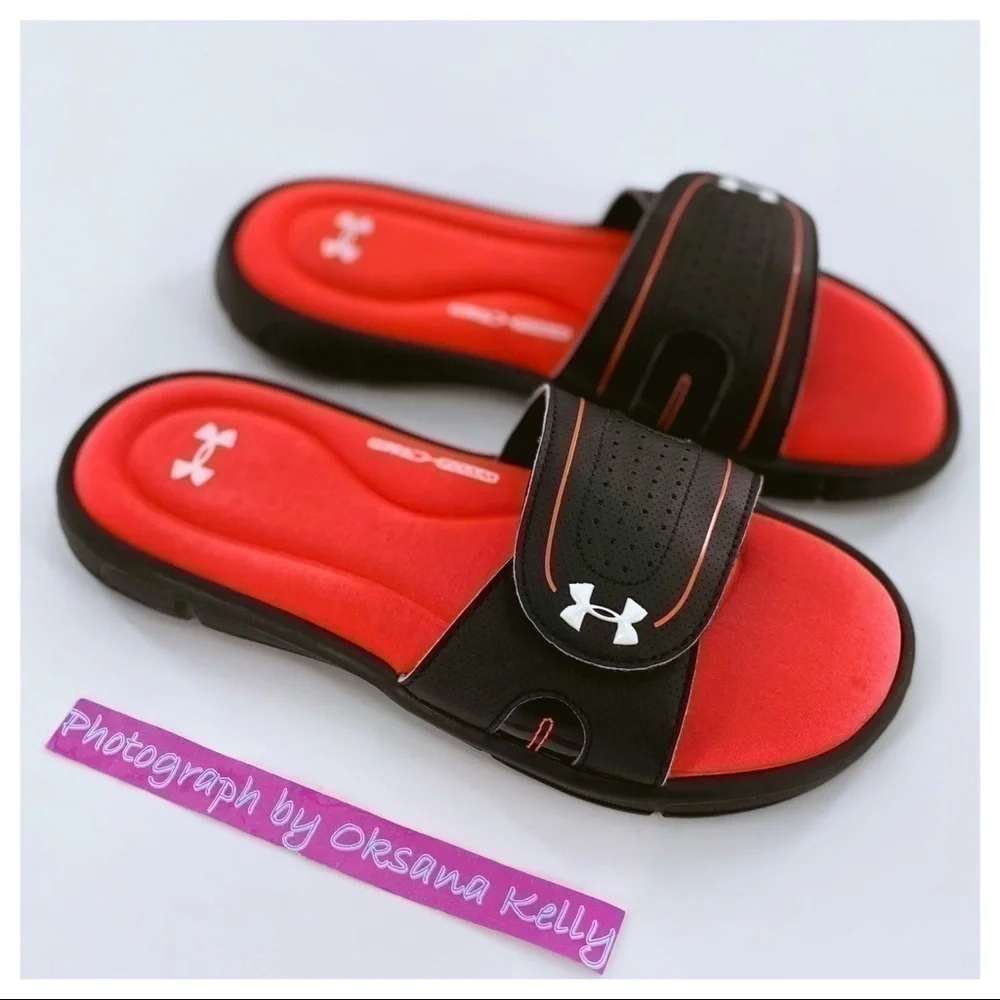 KIDS UNDER ARMOUR IGNITE Vlll SLIDE SANDALS 5Y